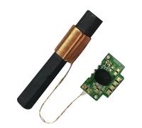 DCF77 Receiver Module, 77.5kHz Radio Signal Antenna with SP6007 IC for Clock Sync, 1.1-3.3V, 22x13.5mm Board, 60x10mm Antenna