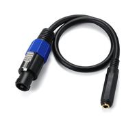 Dcfbkl 1/4" Female to Speakon Male Connector Cable Speak-on to 1/4 Plug Speak-on