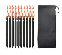 Dcfbkl 10Pcs Canopys Stake Aluminiums Alloys Tent Peg Yard Peg Outdoor Camping for Fixings Tarps Awnings Pad Outdoor Ground Anchors