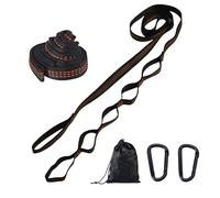 Dcfbkl 2Pcs Camping Hammock Tree Strap Belts Adjustable Outdoor Hammock Hanging Tree Rope For Camping And Hiking Hammocks Suspension