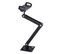 Dcfbkl 3. Detachable Base Foldable Wall Mount Phone Stand 360 Rotating Adjustable Friction Control Arm for Home Tablet Freestanding Suspension Phone Dock