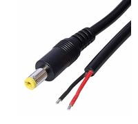 Dcfbkl 5.5MM X 2.5MM Male Plug To Bare Wire Open End Power Wire Supply Repair Cable 18 AWG 5525 Connector DC5525 Pigtails