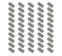 Dcfbkl 50pcs Silicone Buffer Beads Stopper Knot Protectors for Fishing Hair Rigs Making Accessories Professional Fishing Line Buffer Beads