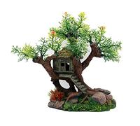 Dcfbkl Aquarium Decoration Tree House Betta Cave Shelters Hiding Safe For Freshwater Saltwater Fish For Tank Accessories Fish Tank Decorations Betta House