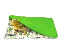 Dcfbkl Bearded Dragon Bed With Pillow And Blanket Comfortable Warm Bed With Plush Cover For Leopard Bag