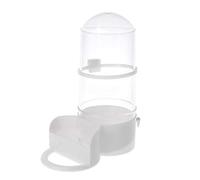Dcfbkl Bird Feeder For Cage With Perch Hanging Water Food Dispenser For Parrot Parakeet Cockatiel Conure Lovebird Finch Feeders For The Garden Stations With Stand Squirrel Proof For The For The Free