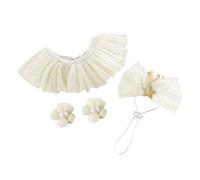 Dcfbkl Birthday Hat For Pet Dog Bib Bandanas Holiday Costume For Small Kitten Puppy Adjustable Dot Crowns Headband Puppy Birthday Bandana Scarf Cute Scarf Party Supplies Celebration Accessories