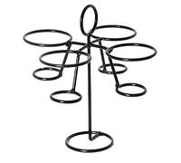 Dcfbkl Black Iron Ice Cream Holder Cupcake Cones Stand Rack Display Snow Sushi Rolls Cupcake Cone Holder