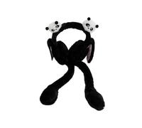 Dcfbkl Cartoon Panda Ear Warmers Cute Ear Moving Outdoor Winter Activities Riding Skiing Keep Warm Outdoor Plush Earmuffs Winter Plush Earmuffs