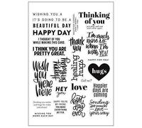 Dcfbkl Exquisite Alphabets Clear Silicone Stamp Decorative Transparent Stamp Seal For Greeting Cards Scrapbooking Decor Clear Stamps Letters