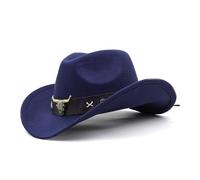 Dcfbkl Funny Party Hats Cowboy Hat Western Womens Adult Leathers Band Fedora Costume Accessories Adult Sun Straw Women Men Cowgirl Western Hat Colored