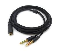 Dcfbkl Headphone Cable for Electra 7.1 V2 Upgraded Performance- with Copper Wiring Microphone Cord 3.5mm