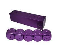 Dcfbkl Ice Cubes Bucket Reusable Keep Wine Chilling Party Dice Accessories Aluminum Alloy Metal Dices Metal Set With Case