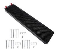 Dcfbkl Liquid Cooling High-Density Fins 18-Row Tubes Aluminum Radiator for Computer Water Cooling 480mm/18.9" Aluminum Radiator