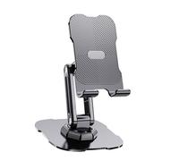Dcfbkl Portable Bracket Cradle 360 Degree Rotating Cellphone Tablet Holder Desktop Dock Angles Height Adjustable Rotating Phone Dock for Live Streaming