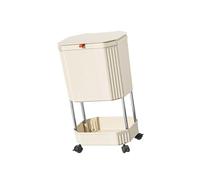 Dcfbkl Renter Friendly Trash Bin Storage Shelf Organizers Not Need Drilling Compactly Kitchen Storage Easy Cleaning Garbage Bin Kitchen Trash Can Shelf