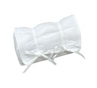 Dcfbkl Stylish Bowknot Pen Case 7.55x3.38x2.91Inch Large Capacity Pencil Large Compartment Travel Organizers Bag Plush