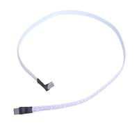 Dcfbkl Type C To Conversion Cable Flat Silicone Wire 1.2mm Thick Supports 2A Charging And Fast Speed Data Transfer To Data Cable