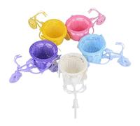 Dcfbkl Versatile Wicker Basket Practical And Fashionable Holder Random Color Container For Floral Arrangements And Organization Woven Storage Basket