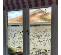 DCFIX SQUIRREL TREES THE COUNTRY FROSTED GLASS WINDOW STATIC CLING 1.5M X 45CM