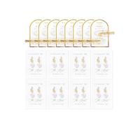 Dcfywl731 Bridesmaid Hair Clips Gift Set and Bridesmaid Earrings Wedding Day Proposal Gift Gold Tone Bobby Pins and Pearl Knot Drop Earrings Bridal Party Accessories for Maid of Honor, L, Zinc, No