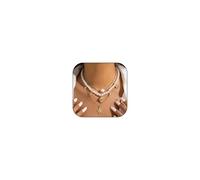 Dcfywl731 Starfish Necklace for Women Gold Shell Pendant Necklaces Seashell Charm Necklace Boho Puka Shell Summer Beach Surfer Jewelry Outfits Accessories