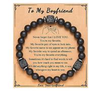 Dcfywl731 To My Man Gifts for Lovers Dad Husband Boyfriend Brother Son Grandpa To My Man Bracelet Love Gifts for Him, Alloy Steel, other