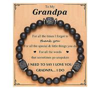 Dcfywl731 To My Man Gifts for Lovers Dad Husband Boyfriend Brother Son Grandpa To My Man Bracelet Love Gifts for Him, Alloy Steel, other
