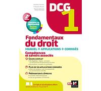 DCG 1 - Fondamentaux du droit - Manuel et applications: Mannuel + applications