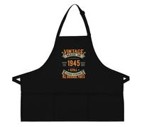 DCG PRINTWEAR 80th Birthday Gift for Men - Funny Novelty Apron Born in 1945 - 80 Years Old Cooking or BBQ Present for Grandpa, Dad, Husband