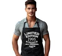 DCG PRINTWEAR Funny 30th Birthday Apron for Men - 30 Years Old Gift - Born in 1995 Kitchen or BBQ Apron - Great for Husband, Dad or Friend