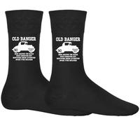 DCG PRINTWEAR Funny Gift for Grandad or Dad - Born in 1935 Black Socks - Hilarious 90th Birthday Gag Present