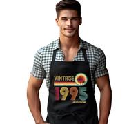 DCG PRINTWEAR Men’s 30th Birthday Apron - Born in 1995 - Funny Cooking and BBQ Apron - 30 Today Gift for Dad, Husband or Son