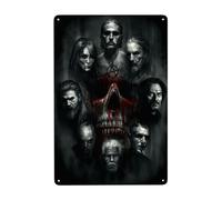 Dcgenrios Vintage Metal Tin Sign Sons of Horror Drama Anarchy 8 X 12 Inches Wall Decor Art Poster for Bar Home Living Room Home Decor