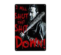 Dcgenrios Vintage Metal Tin Sign The Walking Horror Drama Dead 8 X 12 Inches Wall Decor Art Poster for Bar Home Living Room Home Decor