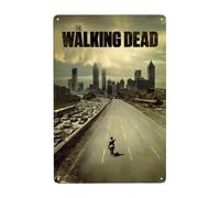 Dcgenrios Vintage Metal Tin Sign The Walking Horror Drama Dead 8 X 12 Inches Wall Decor Art Poster for Bar Home Living Room Home Decor