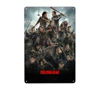 Dcgenrios Vintage Metal Tin Sign The Walking Horror Drama Dead 8 X 12 Inches Wall Decor Art Poster for Bar Home Living Room Home Decor