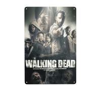Dcgenrios Vintage Metal Tin Sign The Walking Horror Drama Dead 8 X 12 Inches Wall Decor Art Poster for Bar Home Living Room Home Decor