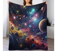 DCHHHSC Planet Blanket Ultra-soft Micro Fleece Blankets Soft And Warm Throws Anti-pilling Throw For Adults & Kids （150×200cm）