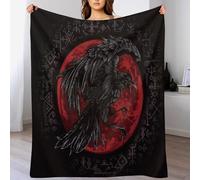DCHHHSC Viking Myth 3D Blankets Super Soft Cosy & Warm Blanket for Sofa Or Bed Flannel Machine Washable Comfortable & Stylish （100×130cm）