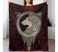 DCHHHSC Viking Myth Blanket Warm Adult Super Soft Blankets Anti-pilling Machine Washable Throw For Adults & Kids （180×200cm）