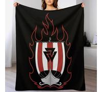 DCHHHSC Viking Myth Ultra-Soft Micro Flannel Blanket Warm Throw Blankets Home Decor for Bed Sofa Travel Quality Washable （130×150cm）