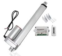 DCHOUSE 1000N 200mm stroke max Linear Actuator, DC 12V Motor Linear Actuators Motor Wireless Remote Control Kit with Mounting Brackets for Electronic, Medical, Electric Door Openers