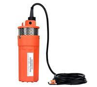 DCHOUSE 12V Submersible Water Pump, Solar Powered Water Pump High Lift 230ft/70m, Max Submersion 100ft/30m, 10ft Cable, for Home, Farm, Livestock, Irrigation