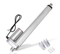 DCHOUSE Linear Actuator 1500N Max Lift 250mm Stroke DC 12V Electric Motor for Electroic, Medical, Auto Use