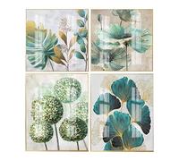 DCIDBEI 30 x 40 cm Green and Gold Leaf Diamond Painting Elegant Simple 5D Diamond Painting Luxury Lightweight Diamond Embroidery Complete Kit for Home, Living Room, Bedroom Decor Crafts