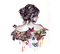 DCIDBEI (40x50cm) Full Square Diamond Art Embroidery 5D DIY Diamond Painting Back View Beauty Cross Stitch Mosaic Picture Embroidery Square Rhinestones Diamante Ornaments for Home Wall Decor Gift