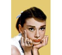 DCIDBEI 5D Diamond Painting Kit Audrey Hepburn Diamond Art Kit Full Drill Diamond Pictures Paint by Diamonds Cross Stitch Kits Craft Canvas Supply for Home Wall Decor Adults and Kids 30X40CM