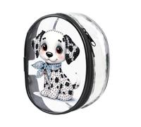 DCIDBEI Diamond Painting Coin Purse Credit Card Purse with Zip Key Ring Small Purse Business Card Mini Wallet for Women Key Storage Bag Dog, (