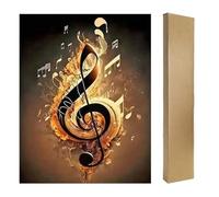 DCIDBEI Diamond Painting Music Notation 40 x 50 cm with Packaging Box Diamond Painting Pictures Music Crafts for Adults Women Painting by Numbers Adults Music Notation Daiments Painting